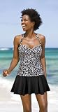 Miracle Suit Miraclesuit Print Separates Tankini Halter Top