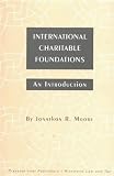 cover of International Charitable Foundations: An Introduction