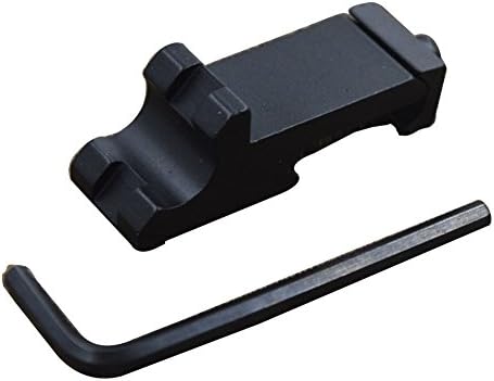 Drmus One Slot Offset Side Mount 45 Degree Tactical Angle Offset Side Rail Scope Mount 20mm