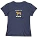 T-Shirt Woman Navy Blue  Property Of My Mastiff  Dog