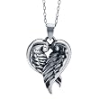 FOJO's Angel Wings Heart Necklace