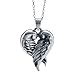 FOJO's Angel Wings Heart Necklace