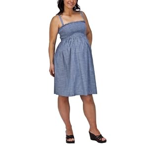 Buy Liz Lange® for Target® Maternity Chambray Smocked Dress - Blue by Liz Lange