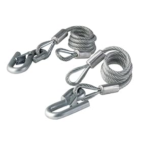 Master Lock Safety Cables, Braided Steel, 2-Pack #2829DATSC by Master Lock
