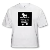 Dogs Scottie - Walking With Scottie - T-Shirts