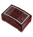 The San Francisco Music Box Company,Burlwood Jewelry Box with Inlay Border