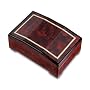 The San Francisco Music Box Company,Burlwood Jewelry Box with Inlay Border