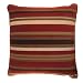 Thin Striped Toss Pillow - Red