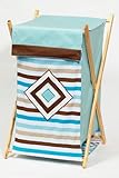 Bacati Mod Diamonds and Stripes Nursery Hamper