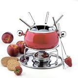 Review ARCOSTEEL  / Arcosteel 0677r 11 Piece Fondue Set Red