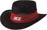 Review MAPLE AVENUE APPAREL 4002BLK / MAPLE AVENUE APPAREL 4002BLK STRAW HAT WITH ACE LOGO