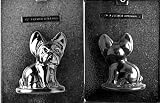 Dog FRENCH BULLDOG Large Chocolate Candy or Soap 2 Mold Set