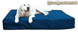 Memory Foam Orthopedic Dog Beds 30 x 48 x 4 Large CHARCOAL Microfiber For Dogs Up To 100 Lbs