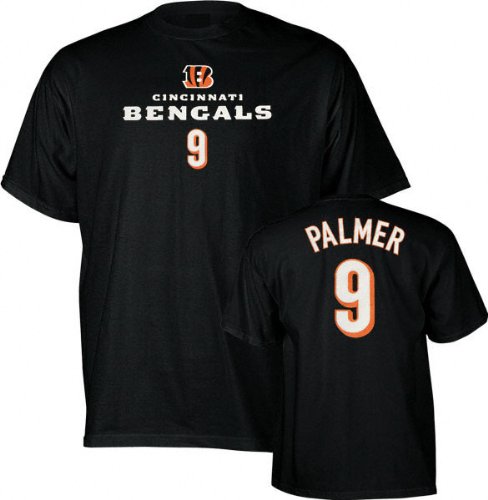 Carson Palmer Reebok Name and Number Cincinnati Bengals T-Shirt - Large