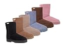 Bearpaw Womens Suede & Shearling 8" Boots - Style 405 Dream