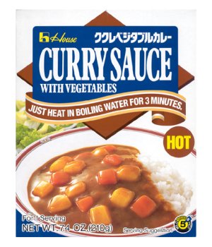 House - Instant Curry Sauce with Vegetables - Hot 7.4 Oz. by House