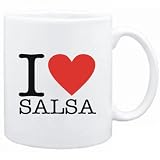 MUG WHITE ” I LOVE SALSA ” MUSIC