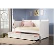 White Semi Gloss Trundle Bed