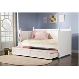 White Semi Gloss Trundle Bed