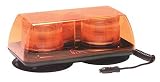 ECCO 5350ACC-VM 15 Strobe Light Bar Vacuum-Magnet with Amber Dome and Two Clear Lenses