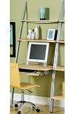 Horizon Ladder Desk 74hx33w Platinum/maple
