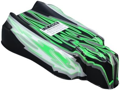 XTM Body - Rail Printed Green/Carbon w/Decal