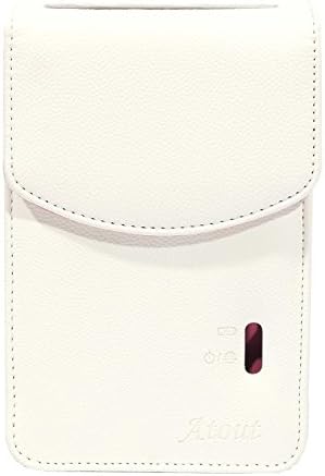 Atout 3 PD251 Exclusive Protect Cover Case [White] Premium Synthetic Leather Two-tone Case for LG PD251 Pocket Photo Season 3 (Follow-up model of PD241T PD239)