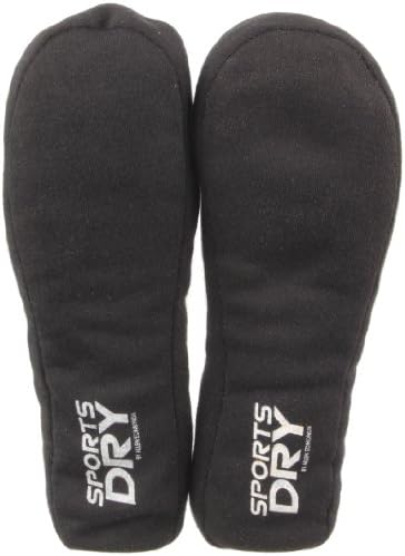 SportsDry Kids' Cedar Shaving-Filled Shoe Inserts Two-Pack,Black,one size