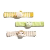 Silly Stripes Wrist Rattle- Frogers