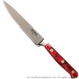 LamsonSharp 59920 Fire 5 Serrated Steak Knife, Forged