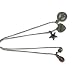 Dallas Cowboys Peace Love Necklace Logo Charm Pendant