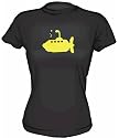 Yellow Submarine Logo Women's Babydoll tee Shirt in 6 Colors Small thru XL
