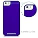 CaseCrown Lux Glider Case, Perfect Fit & Soft Interior, for iPhone 5 / 5S / SE (Blue Sapphire)