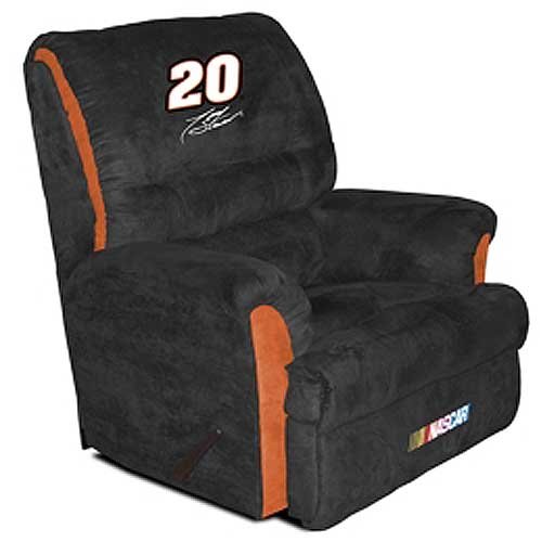 Buy Tony Stewart #20 NASCAR Racing Team Logo Big Daddy Recliner by Baseline Sports