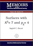 Surfaces With Kp2S=7 and Pg=4