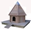 Cypress Wood Floating Duck Nesting House, Made in the USA