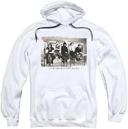 Breakfast Club Teen Comedy Movie Brat Pack Group Pose Adult Pull-Over Hoodie