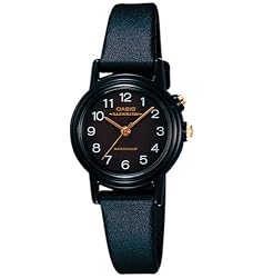 Casio Women's LQ140-1B Electro-Luminescent Analog Watch