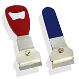 2-Piece Soft Grip Razor Scraper Set - Paint Adhesives - Lifetime Warranty