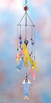 SohoDecor Angel 36 inch Vibrant Garden Metal Wind Chime