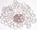 6mm Split Rings - 100pc Silver Plate