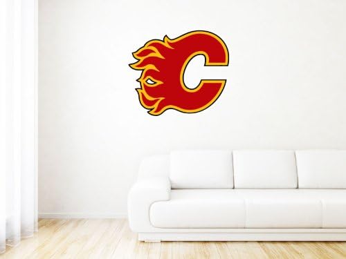Calgary Flames NHL Logo Wall Graphic Decal Sticker (25" x 21")