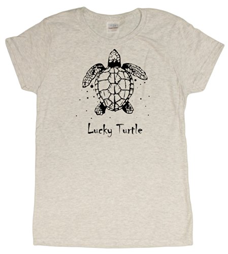 Very Lucky Turtle Ladies T-Shirt (Sizes Small - XX-Large)