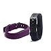 Vetoo Replacement Bands for Fitbit Flex,Fashion Silicone Bracelet Wristband Accessory,Pack of 2,Black+Purple