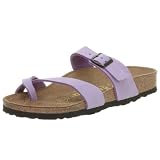 Birkenstock Cozumel Silky Suede Toe Thong,Orchid,38 Regular EU