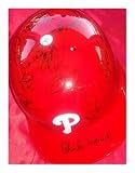 Phillies 2009 Roster Autographed/Hand Signed Helmet