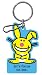PlastiColor 004221 Happy Bunny Lets Focus On Me Plastisol Key Chain