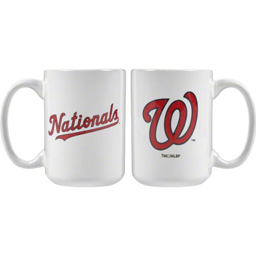 Washington Nationals 15 oz. White Mug at Amazon.com