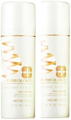 Pureology Highlight Stylist Gold Definer Shine Gel Two Pack (Contains 2- 5oz Each)