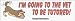 I'm going to vet to be tutored - funny bumper stickers (Medium 10x2.8 in.)